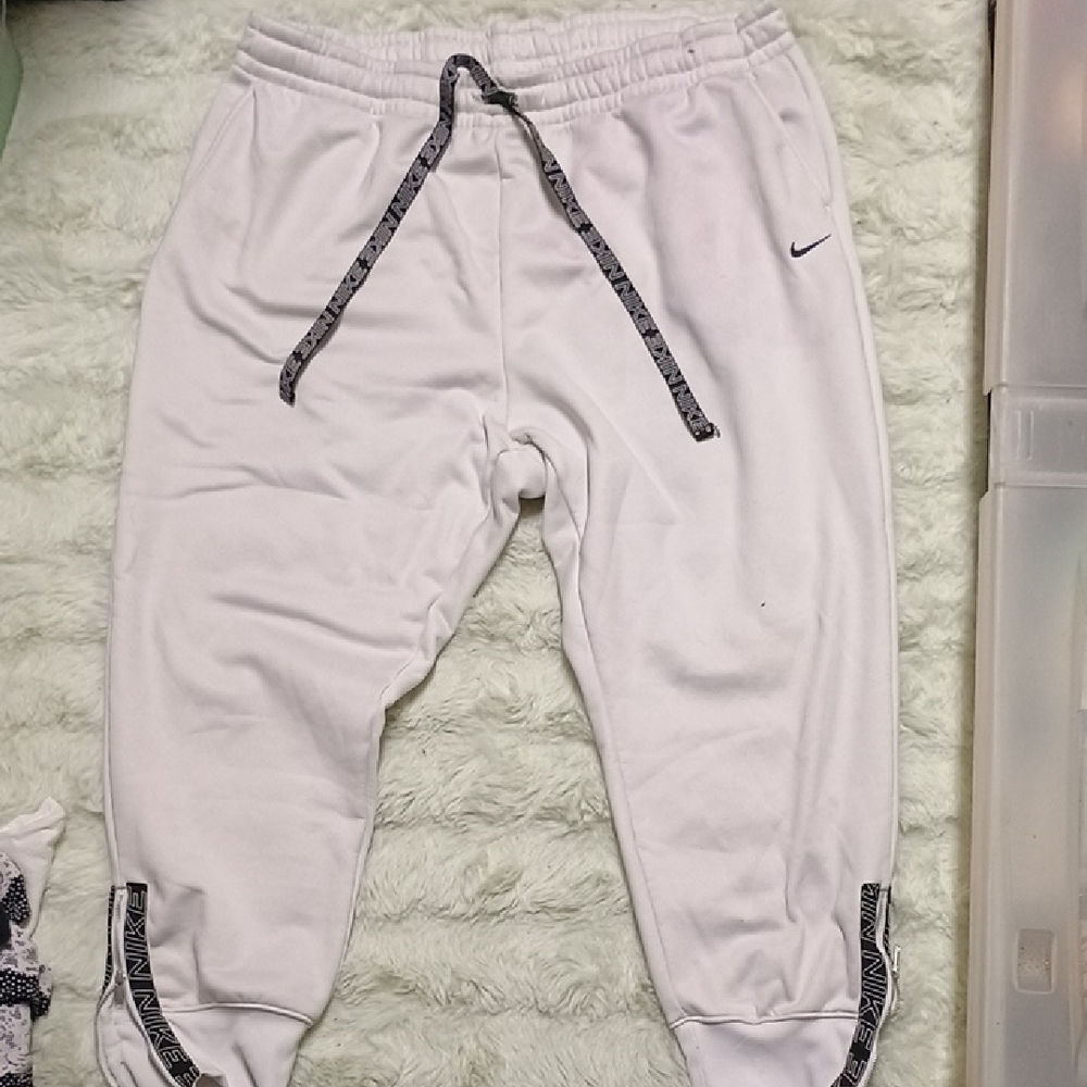 Nike White Jogger Pants